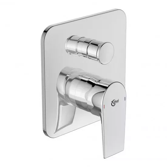 Unitate comanda Ideal Standard Edge, 2 iesiri, necesita valva, crom, A7124AA — imaginea 2