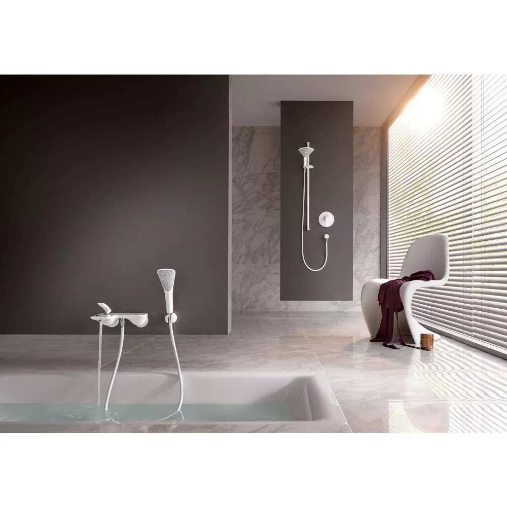 Unitate comanda Kludi Balance 526559175, 1/2'', monocomanda, 1 iesire, necesita set fixare, alb — imaginea 5