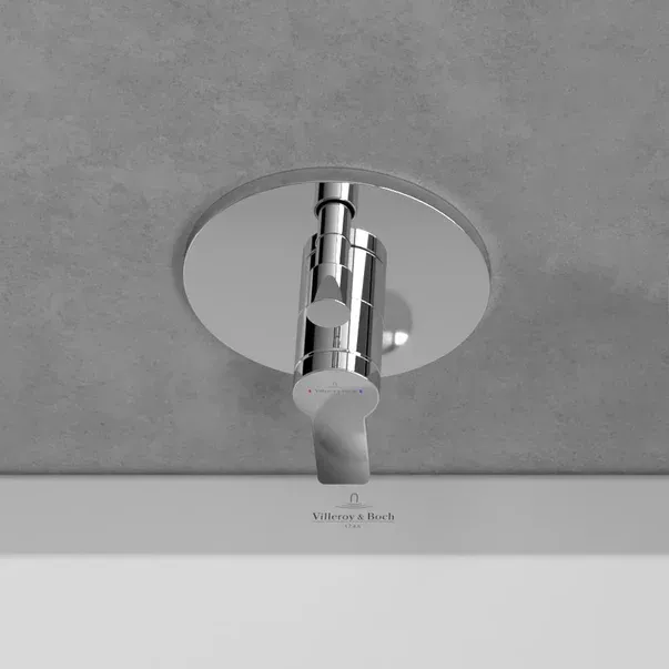 Baterie cada-dus incastrata Villeroy&Boch Architectura monocomanda crom lucios fara corp ingropat — imaginea 3
