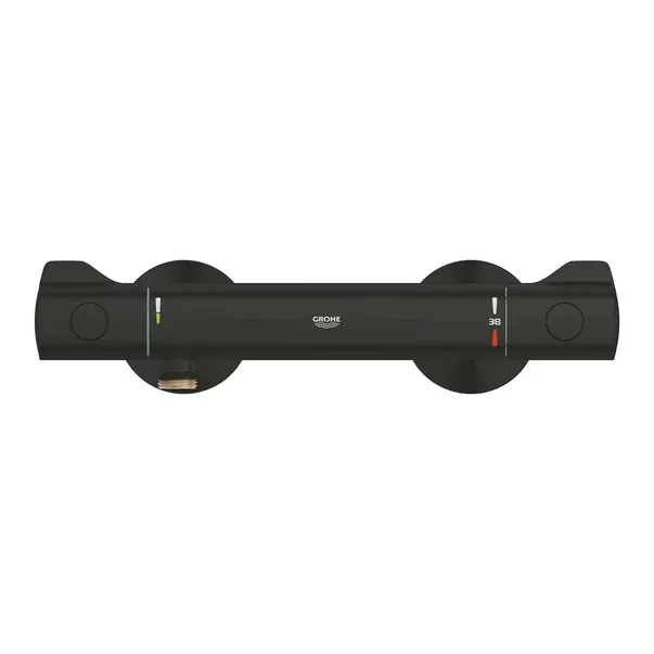 Baterie dus termostatata negru mat Grohe Grohtherm 800 — imaginea 3