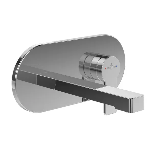 Baterie lavoar incastrata Villeroy&Boch Architectura monocomanda crom lucios fara corp ingropat — imaginea 2