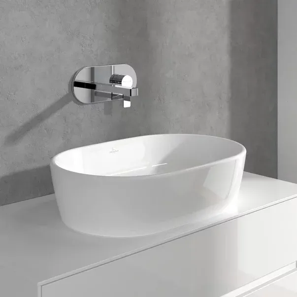 Baterie lavoar incastrata Villeroy&Boch Architectura monocomanda crom lucios fara corp ingropat — imaginea 5