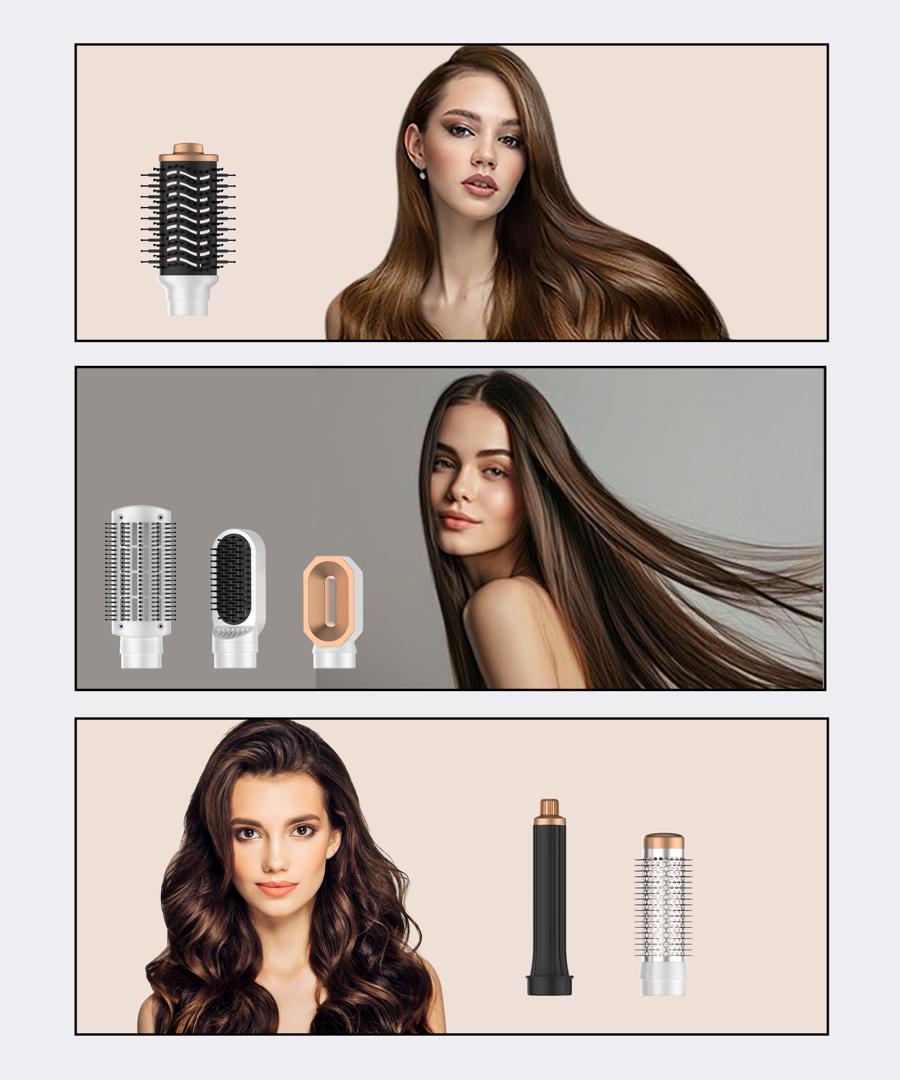MESKY MultiStyler, Ondulator Profesional pentru bucle romantice, volum, netezire si uscare, 1200W, ambalaj Deluxe