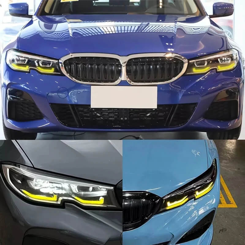 Set 4 Module LED DRL Galben BMW G20 G28 2019-2022 coduri OEM- 63118496133 63118496135 63118496136.