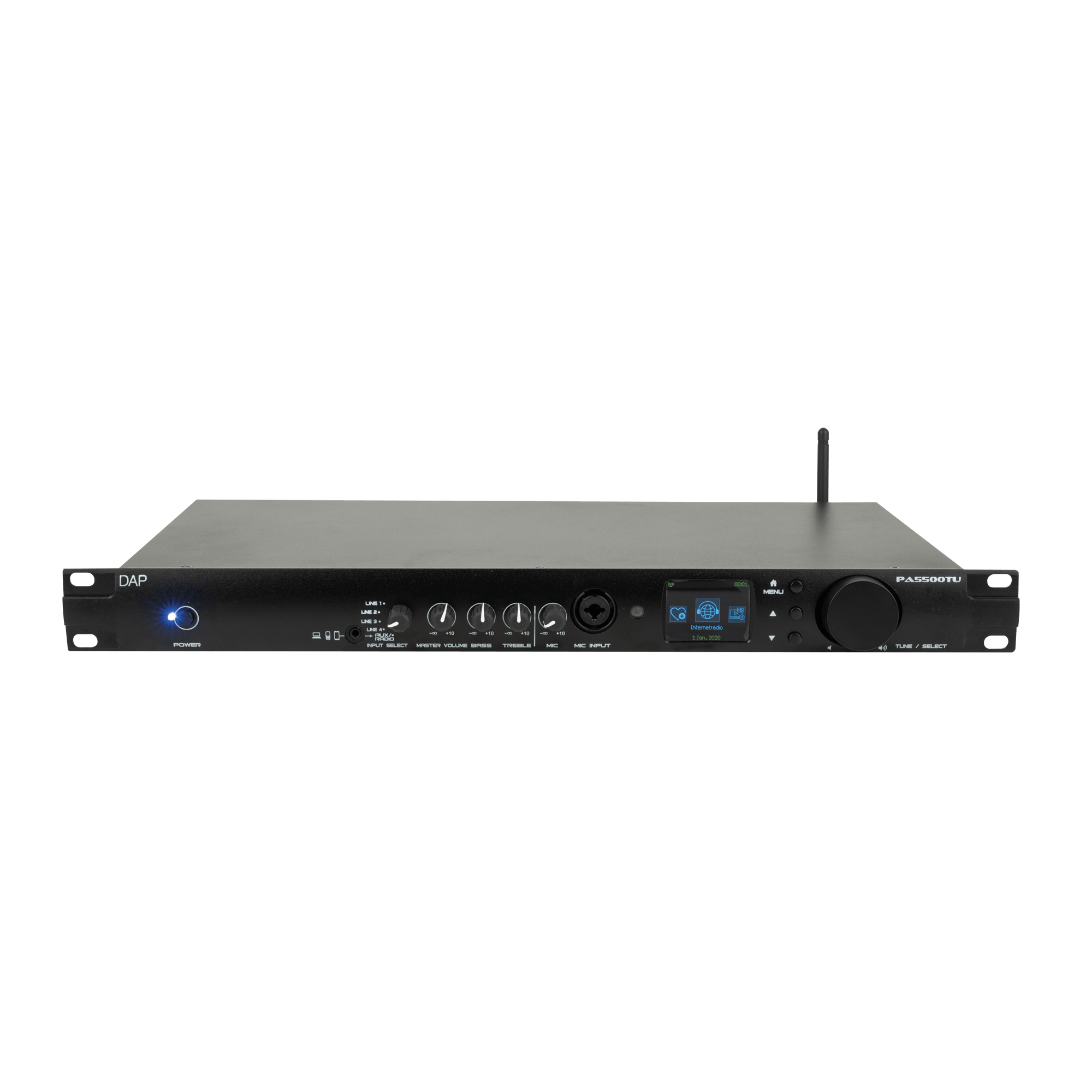 DAP PA5500TU, Amplificator 460W cu DAB+, FM, Bluetooth