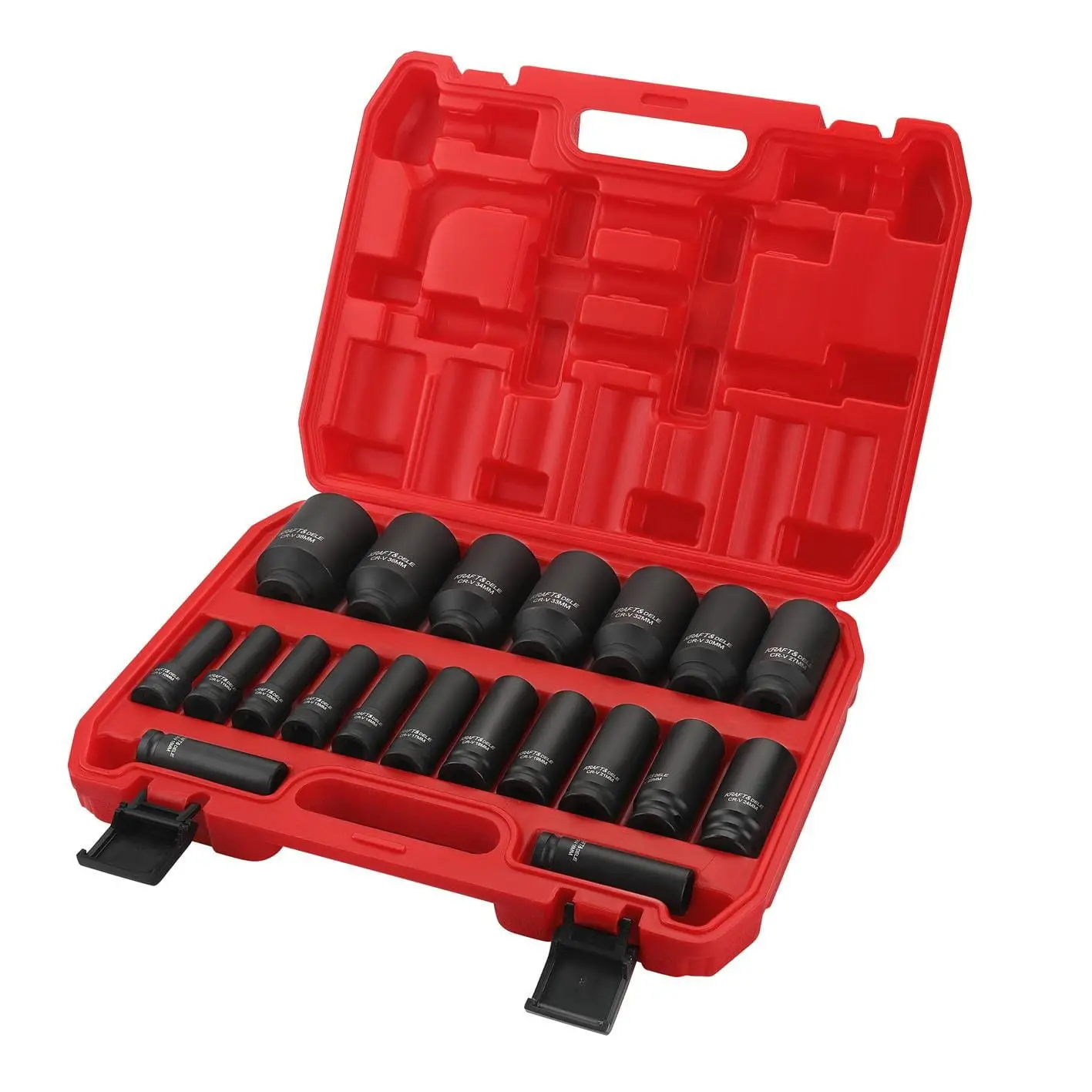 Chei tubulare de impact, Kraft&Dele, 20 de piese, 1/2, 10-38 mm, KD11794 — imaginea 4