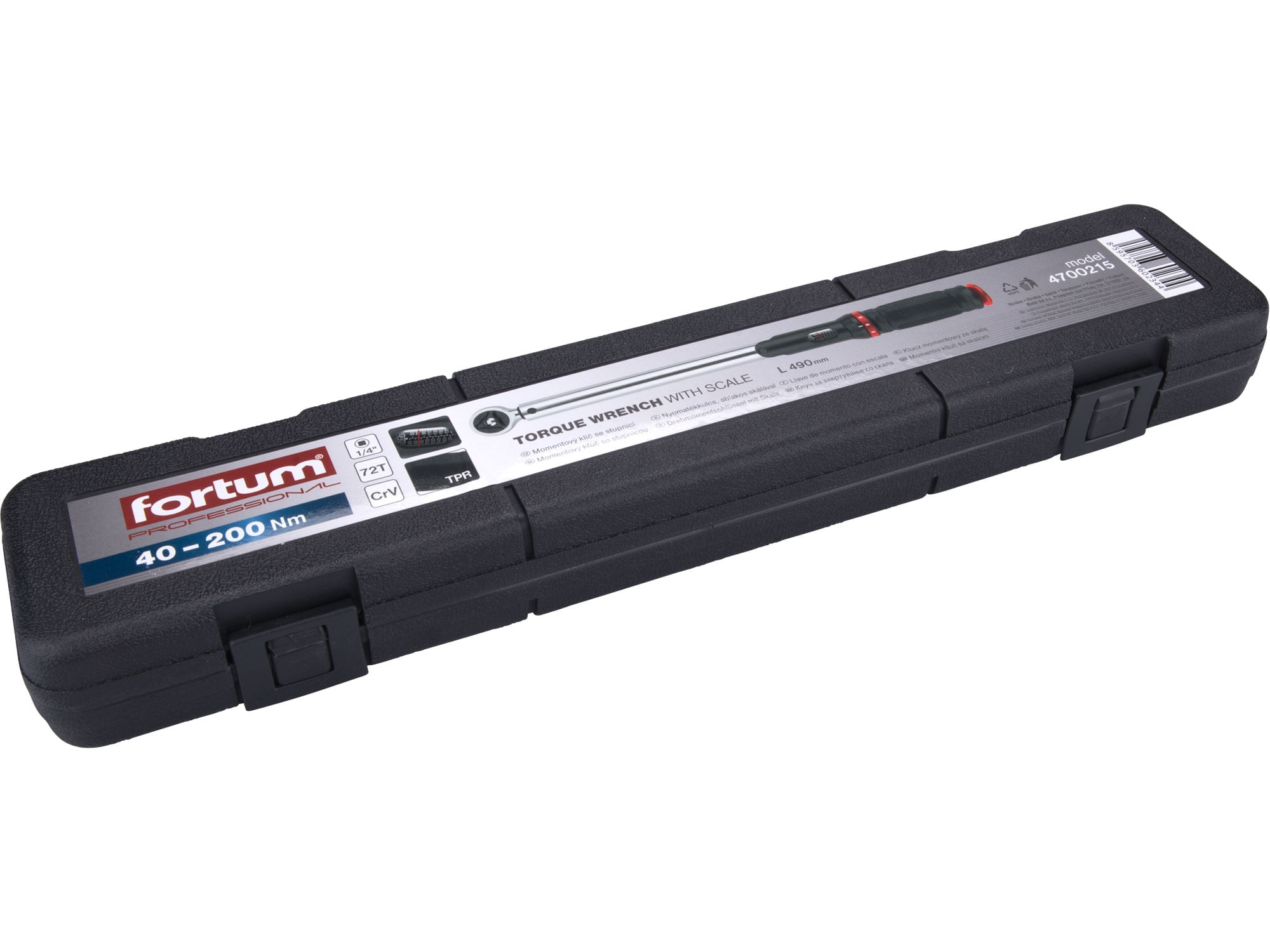 Cheie dinamometrica tip fereastra FORTUM 4700215 40–200 Nm 1/2", 72 dinti — imaginea 5