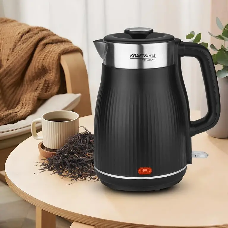 Fierbator electiric capacitate 1.8L, Kraft&Dele, 2400W, KD4104 — imaginea 7