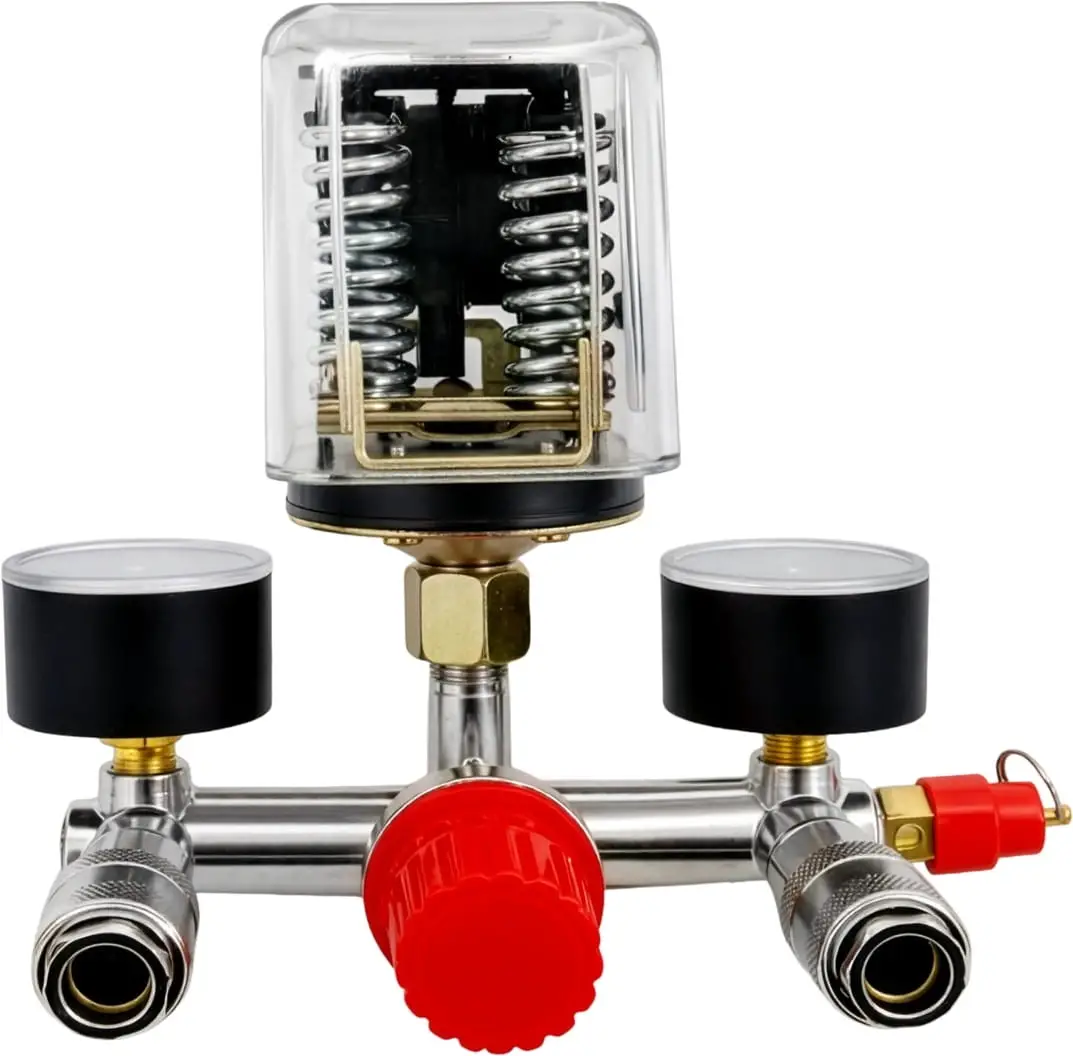 Presostat trifazat cu racord in T, Kraft&Dele, KD2169