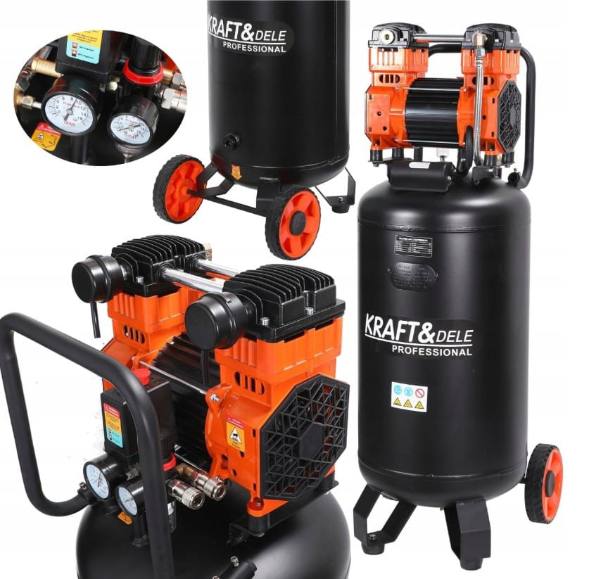 Compresor fara ulei 100L, Kraft&Dele, 3000W, KD1389 — imaginea 5