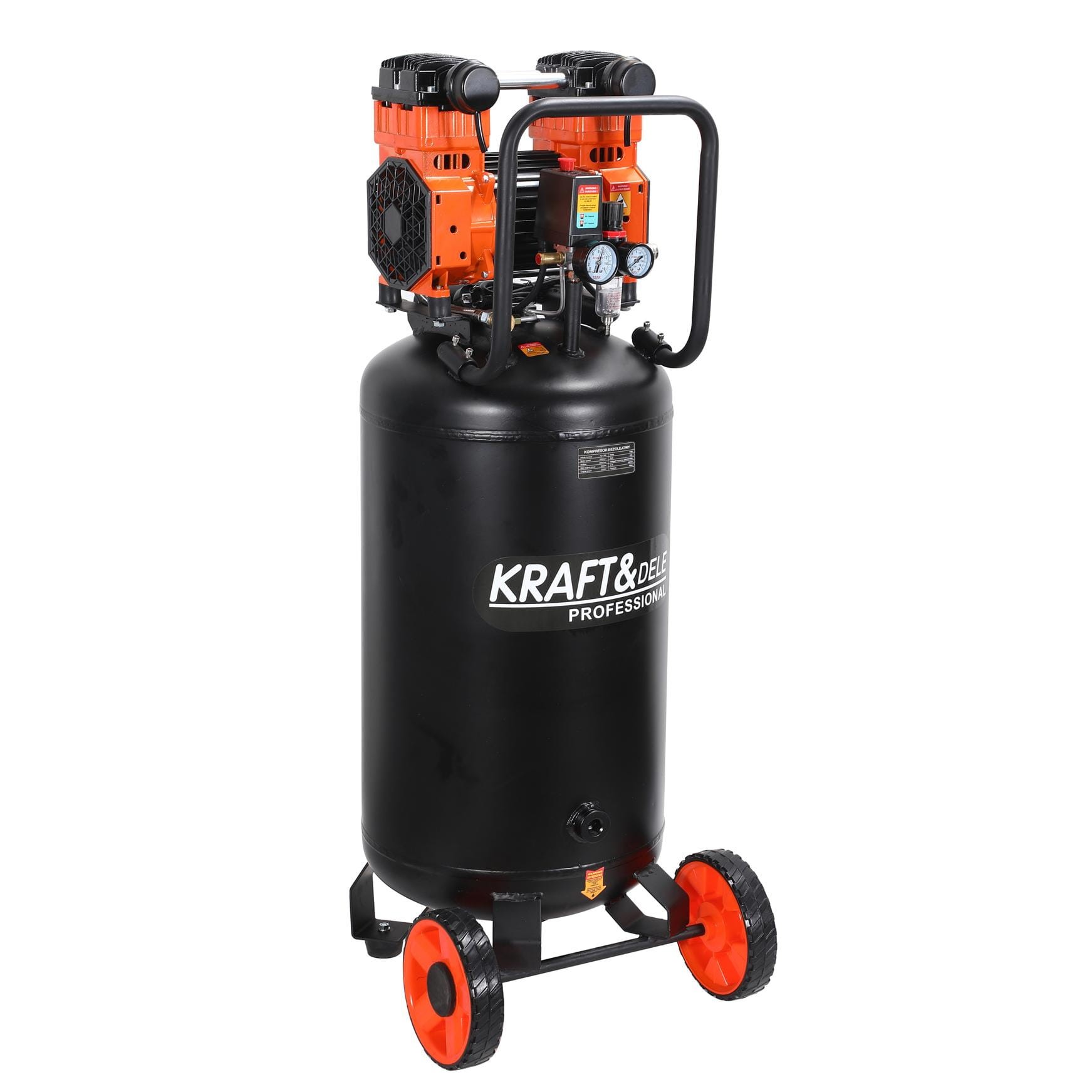 Compresor fara ulei 100L, Kraft&Dele, 3000W, KD1389 — imaginea 6