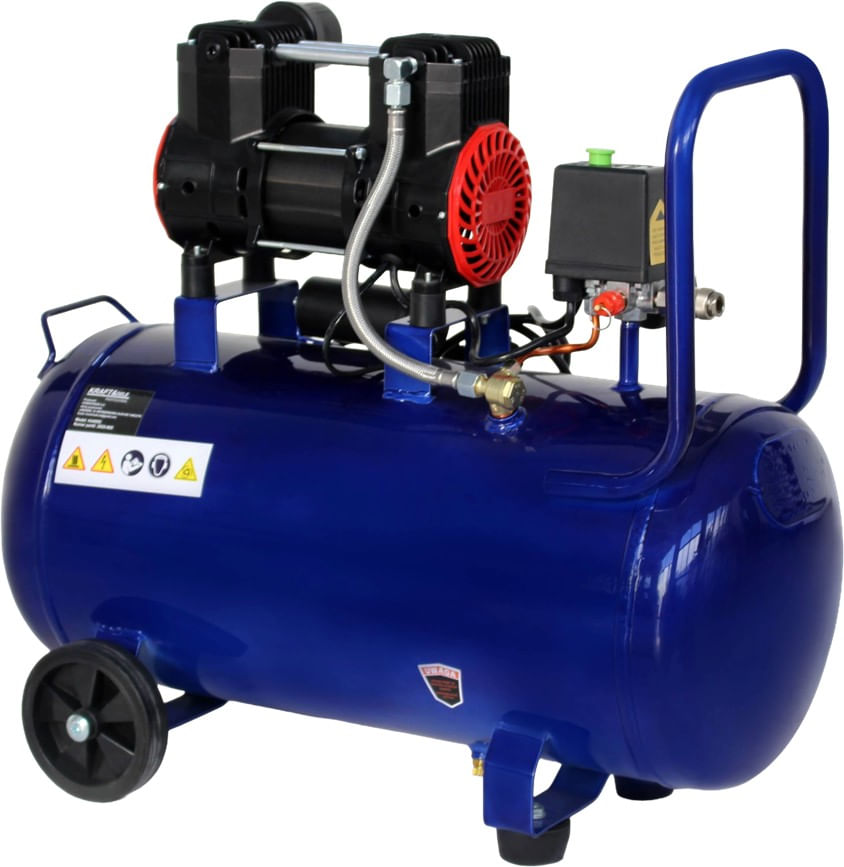 Compresor industrial KRAFT&DELE KD4092, 50 l, 1500 W, tehnologie fara ulei, nivel redus de zgomot — imaginea 6