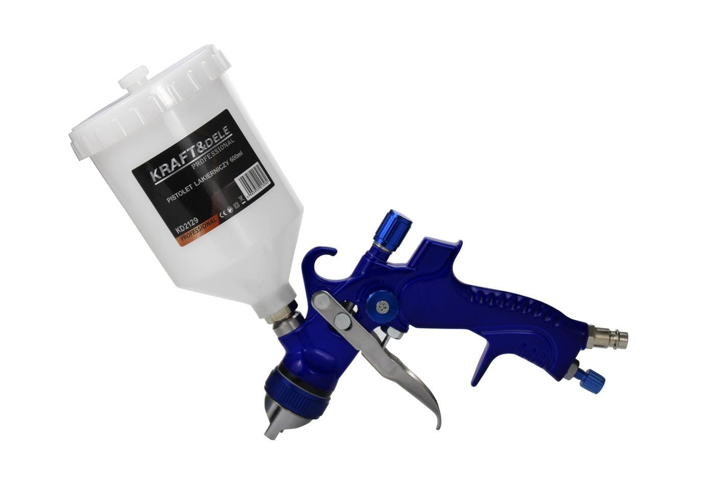 Pistol de vopsit 600ml, Kraft&Dele, 1,4 mm, KD2129 — imaginea 4