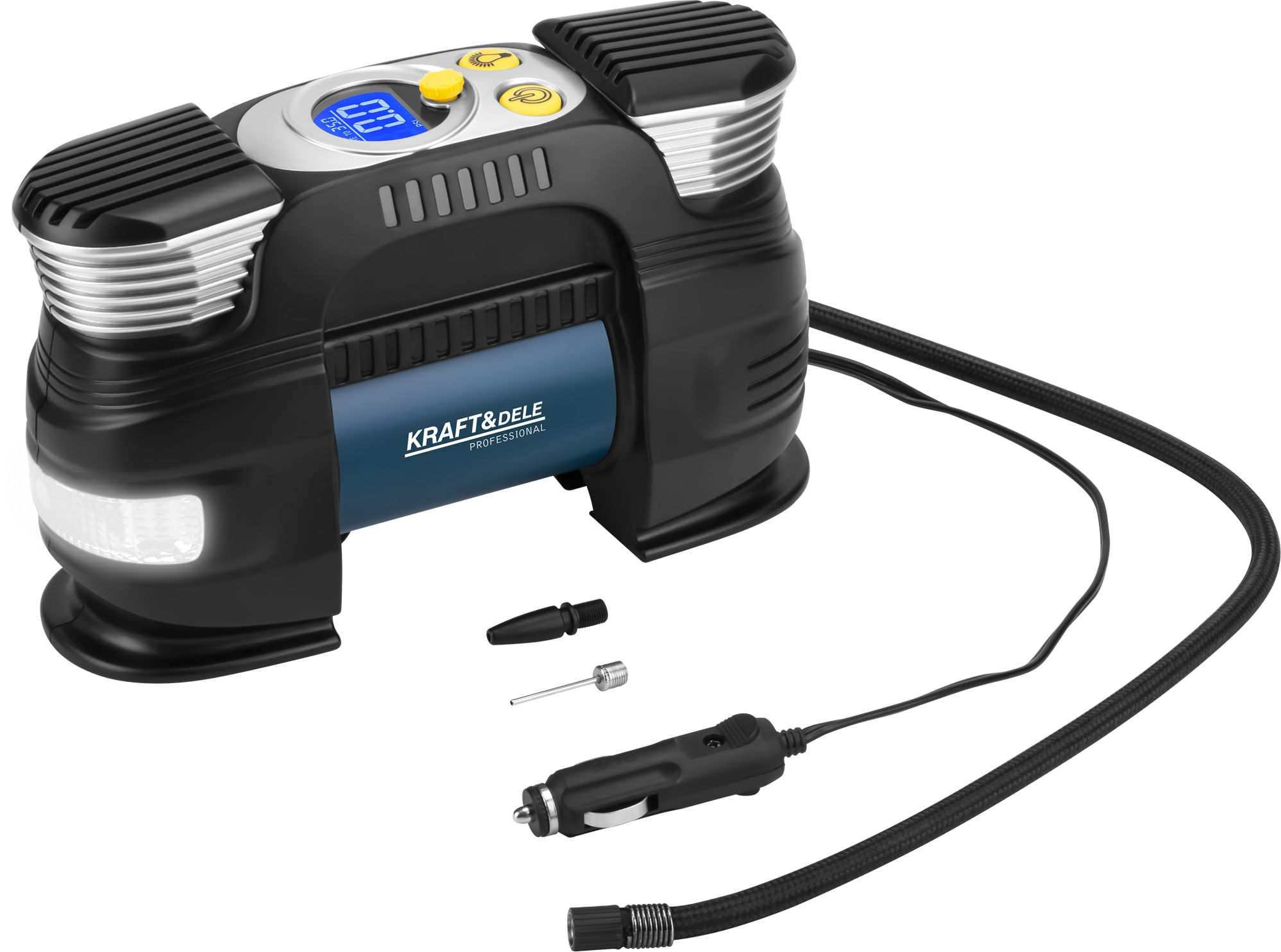 Compresor auto 250W, Kraft&Dele, 12V, 7 bar — imaginea 7