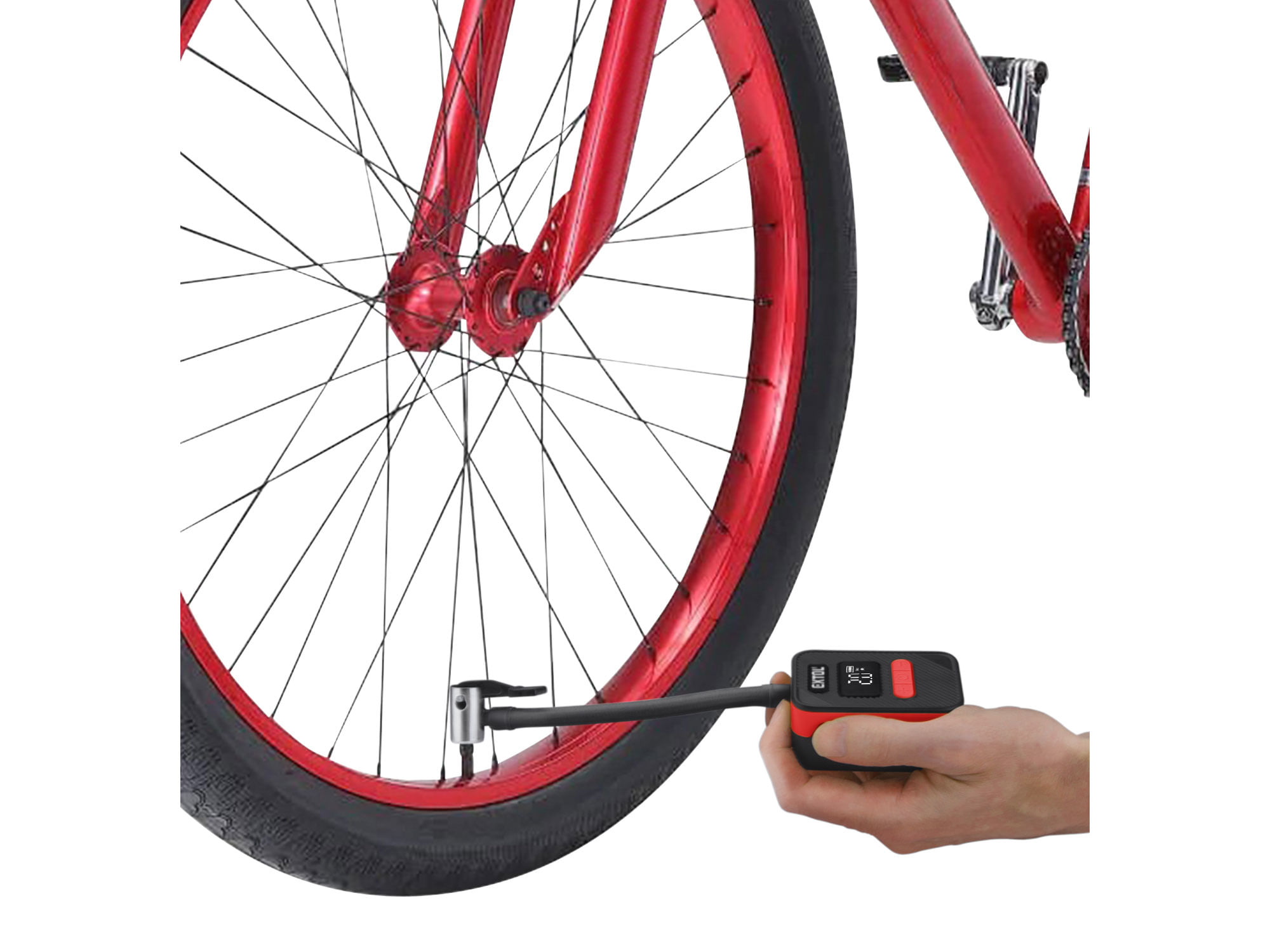Compresor portabil fara fir EXTOL PREMIUM 8891512, 8V, USB-C, 10.3 bari — imaginea 11