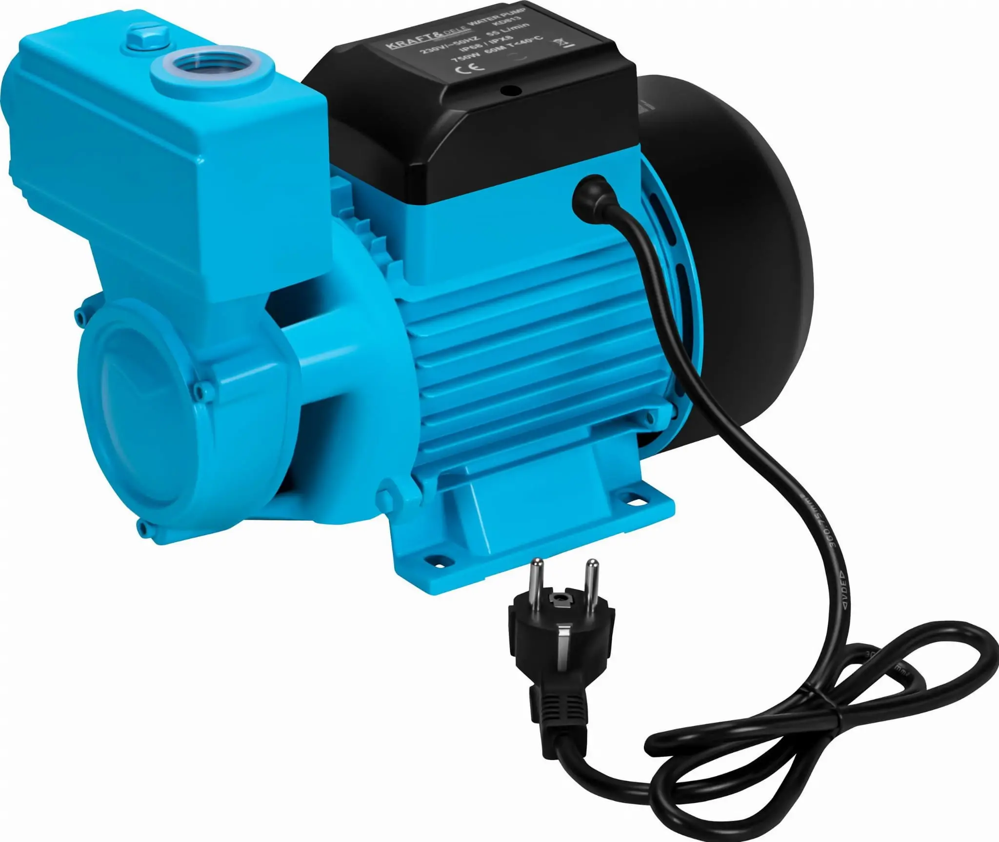 Pompa de apa pentru hidrofor 750W Kraft&Dele KD813, debit 55L/min, inaltime pompare 60m — imaginea 5