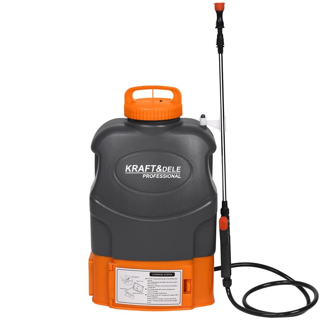 Pompa de stropit cu baterie 16L Kraft&Dele KD2030, pulverizator electric 12V 8Ah cu lance — imaginea 11