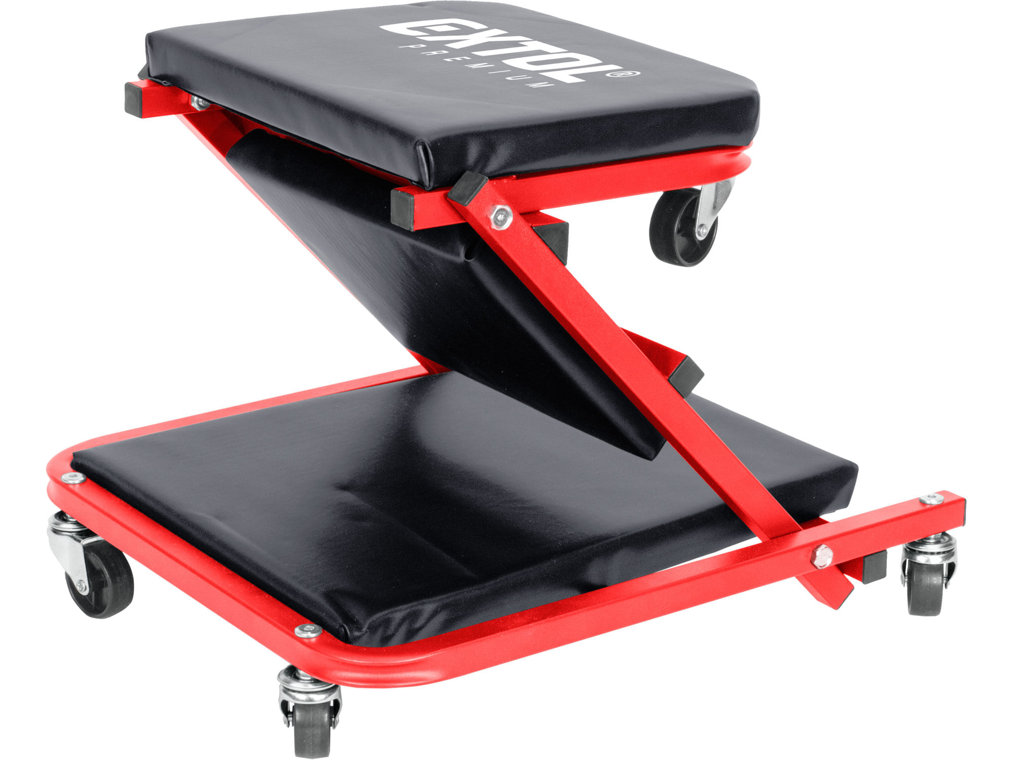 Scaun atelier 2in1, EXTOL PREMIUM, 8863302, max. 150/120 kg, 6 roti — imaginea 5