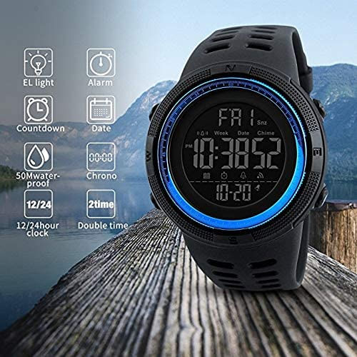 Ceas de mana pentru barbati Skmei Afisaj Digital Sport Rezistent la socuri si apa