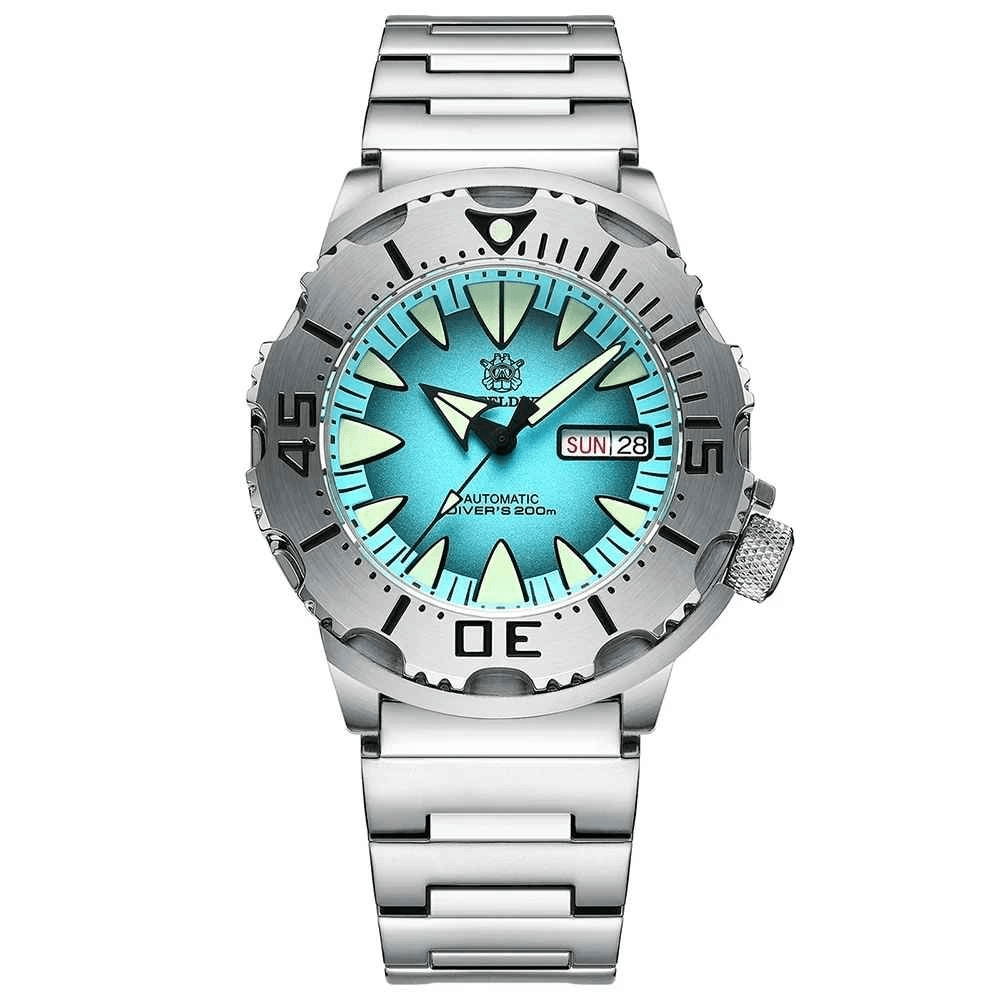 Steeldive SD1984 Ceas Diver 200M, Automat NH36, Sapphire Glass, Bezel Ceramic, 42.2MM, Bratara Otel