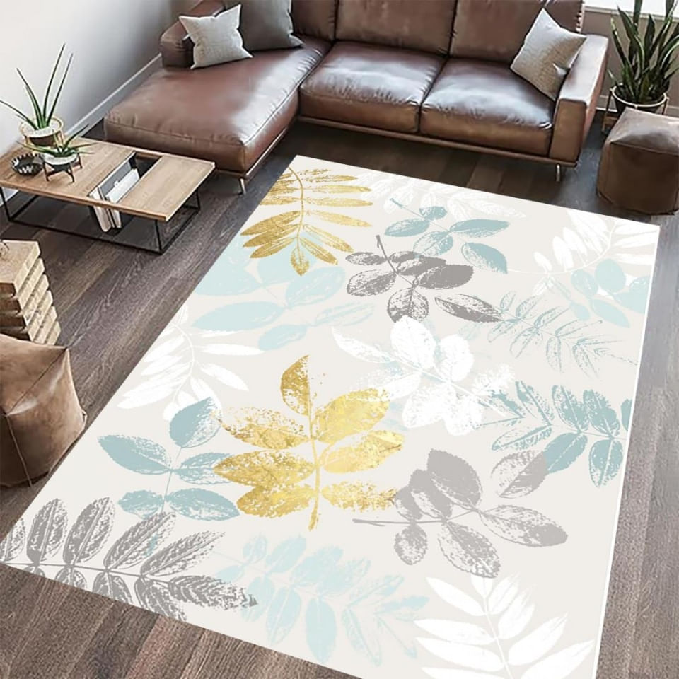 Covor printat, leafs 200x300 — imaginea 2