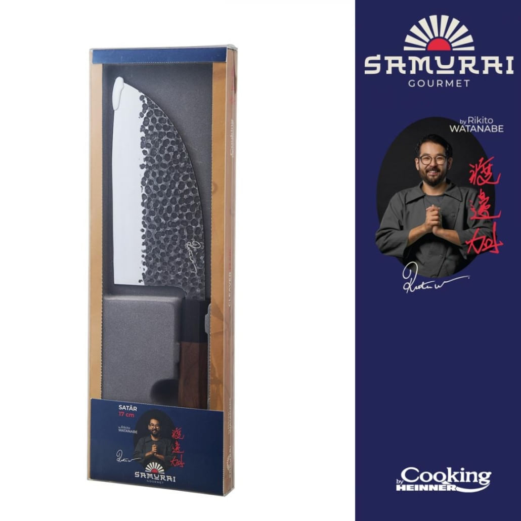 Satar Cooking by Heinner - Samurai Gourmet by Rikito Watanabe, inox hammer, 17 cm — imaginea 4