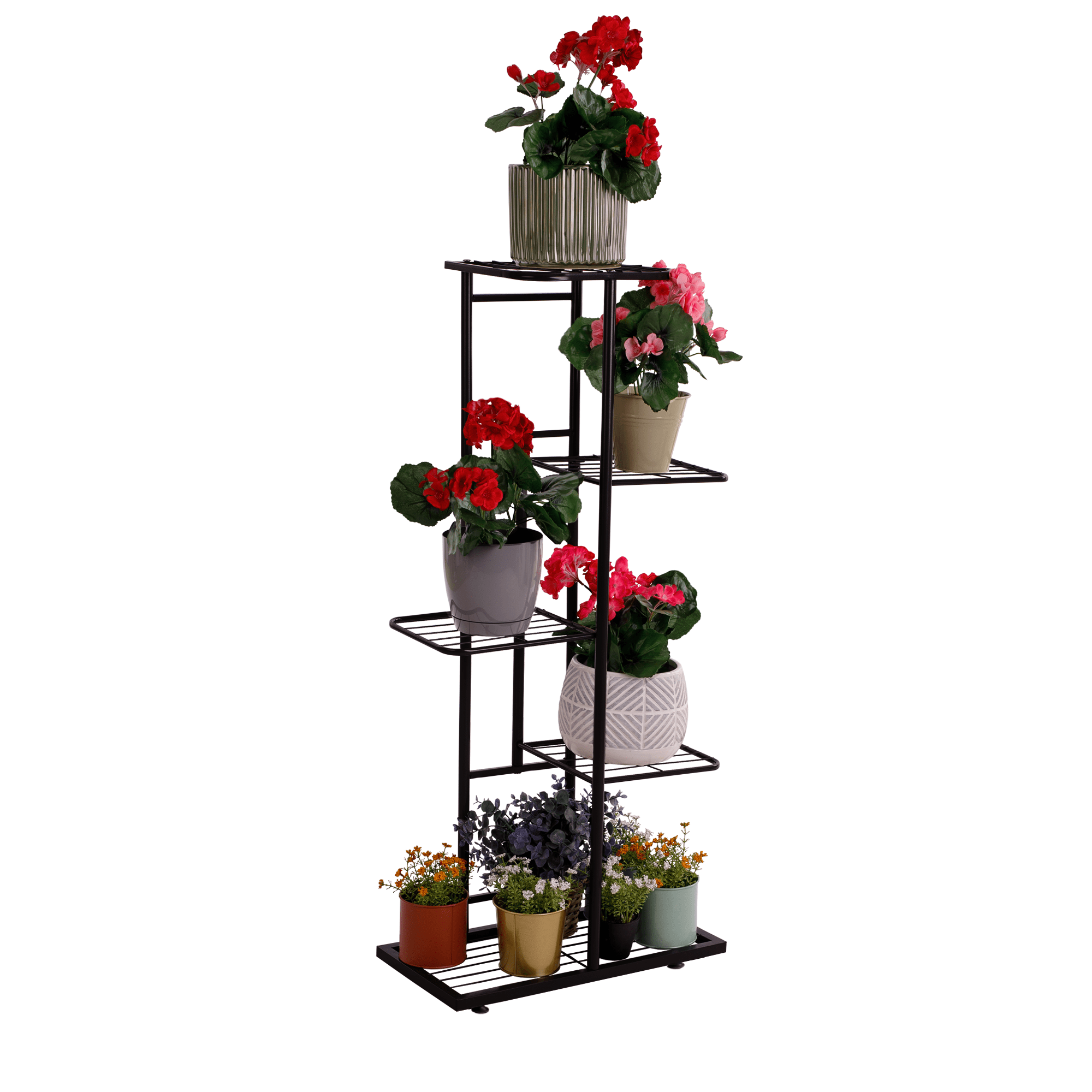 Suport metalic pentru flori, gri inchis, BAMIR TIP 1