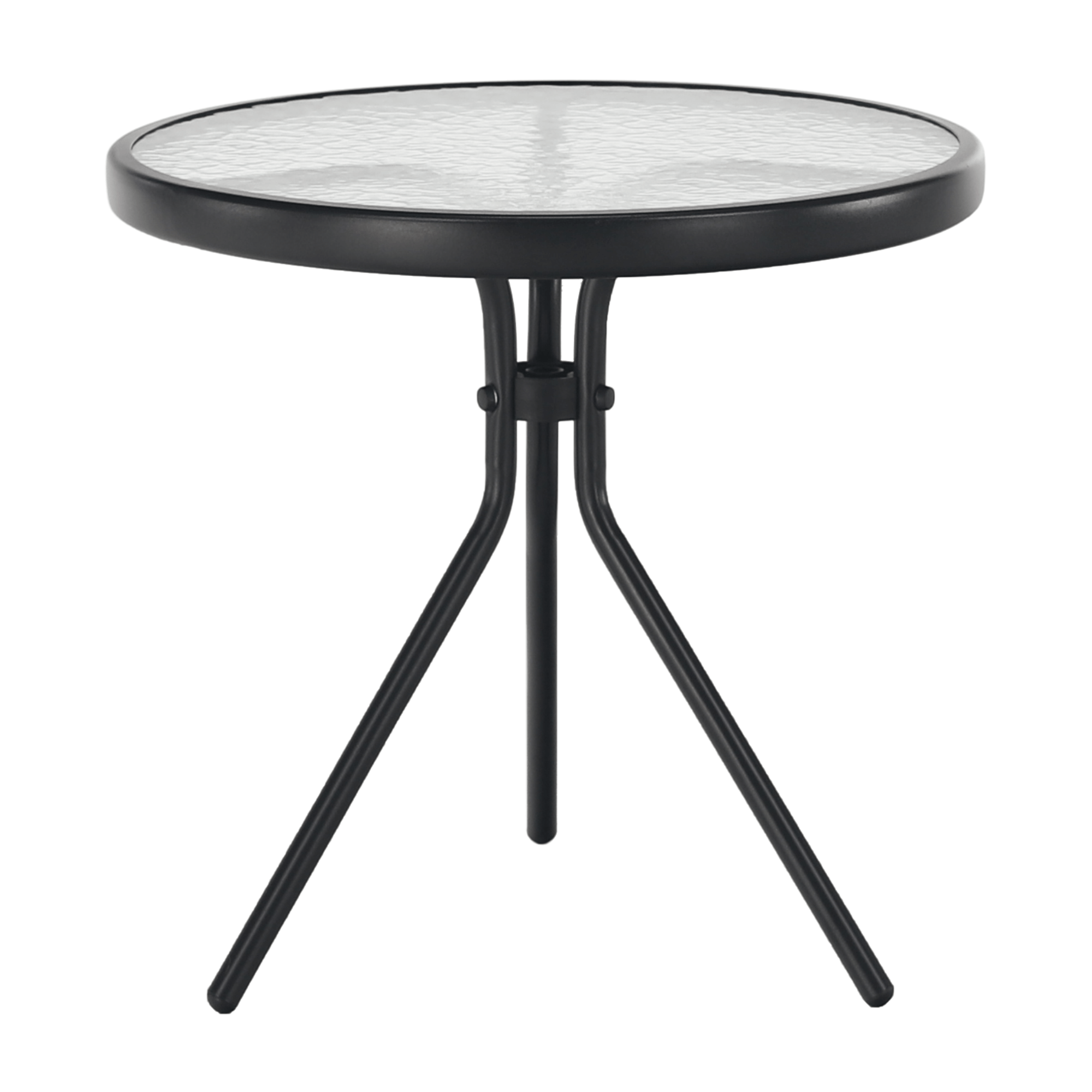 Masuta auxiliara de gradina, otel/sticla transparenta securizata, HABIR