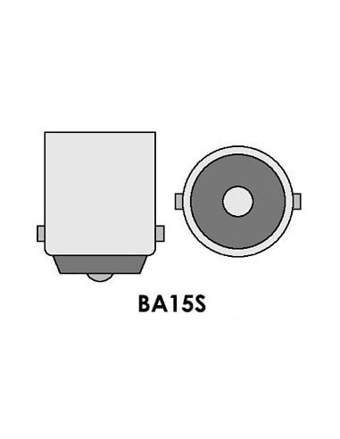 Led auto Galben 30W BA15S 12-24V Canbus cu leduri CREE