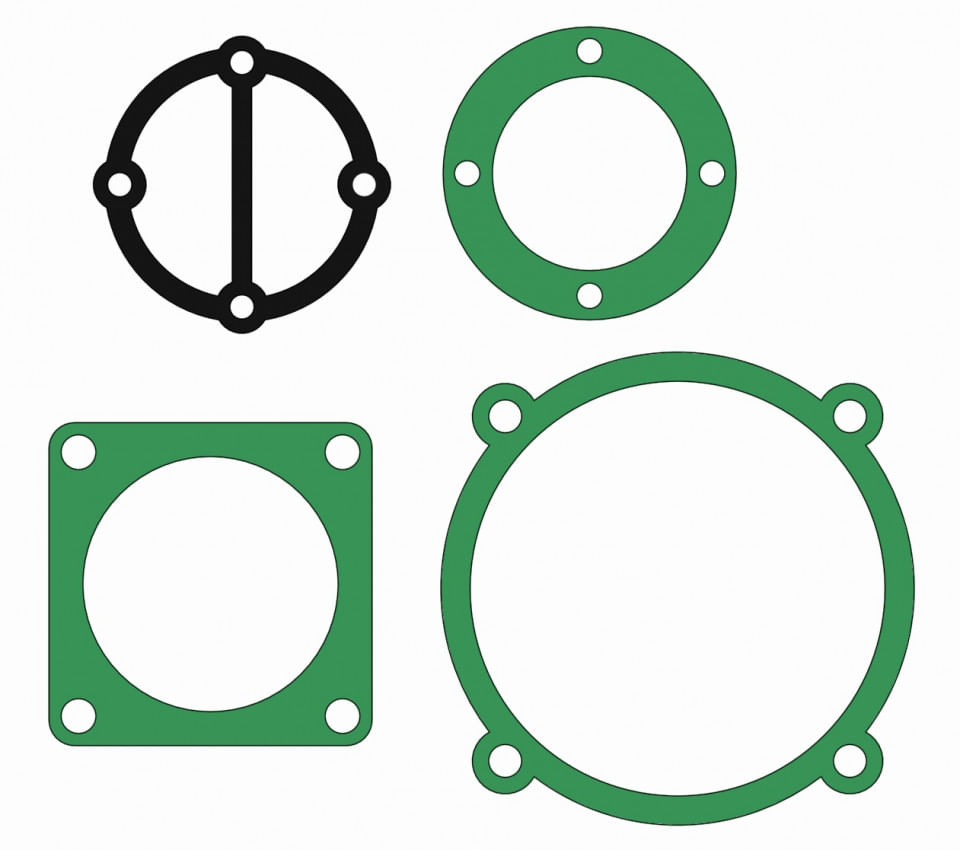 Set complet de 7 garnituri cap compresor de aer cu 2 cilindri de 51mm CH094 Mode.17(A) — imaginea 7