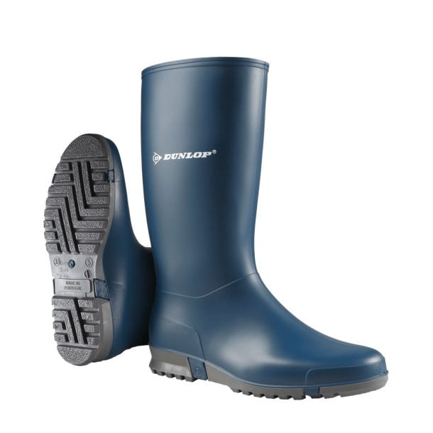 Cizme de protectie pentru femei, Dunlop Sport, din PVC moale, culoare Albastru, K254711 — imaginea 4