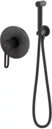 Set dus igienic Fdesign Zaffiro, incastrat, 1 functie, mat, negru, FD1-ZFR-66SET-22 — imaginea 2