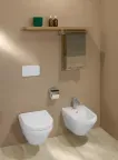 Baterie bideu Villeroy and Boch Architectura, M, 164 mm, ventil, crom, TVB10300100061 — imaginea 4
