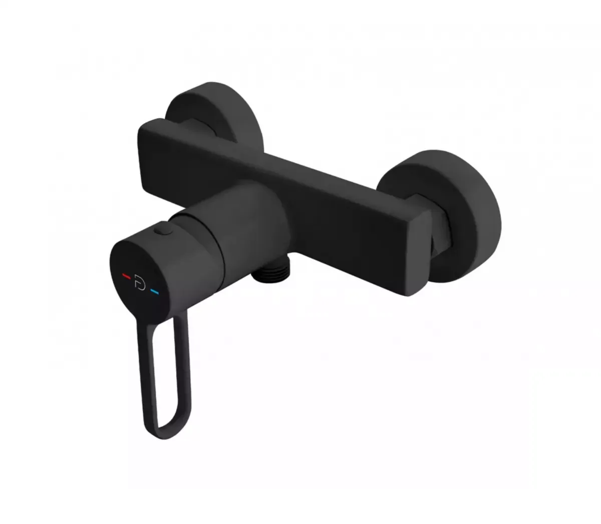 Baterie dus Fdesign Zaffiro, aparenta, colona dus, mat, negru, FD1-ZFR-7-22 — imaginea 5