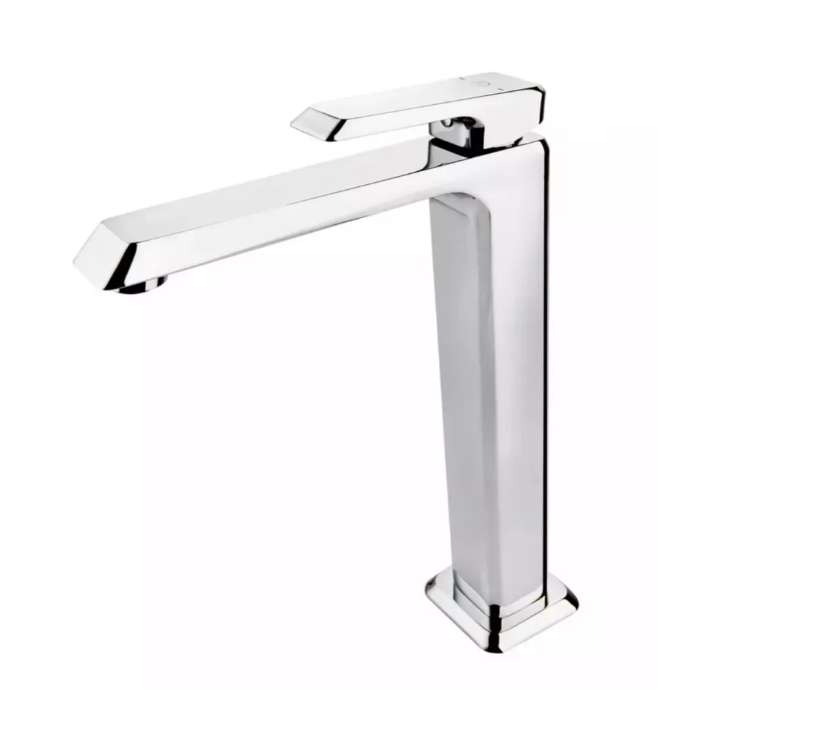Baterie lavoar FDesign Brina FD1-BRN-2L-11, 3/8'', marimea XL, monocomanda, cartus ceramic, fara ventil, crom — imaginea 2