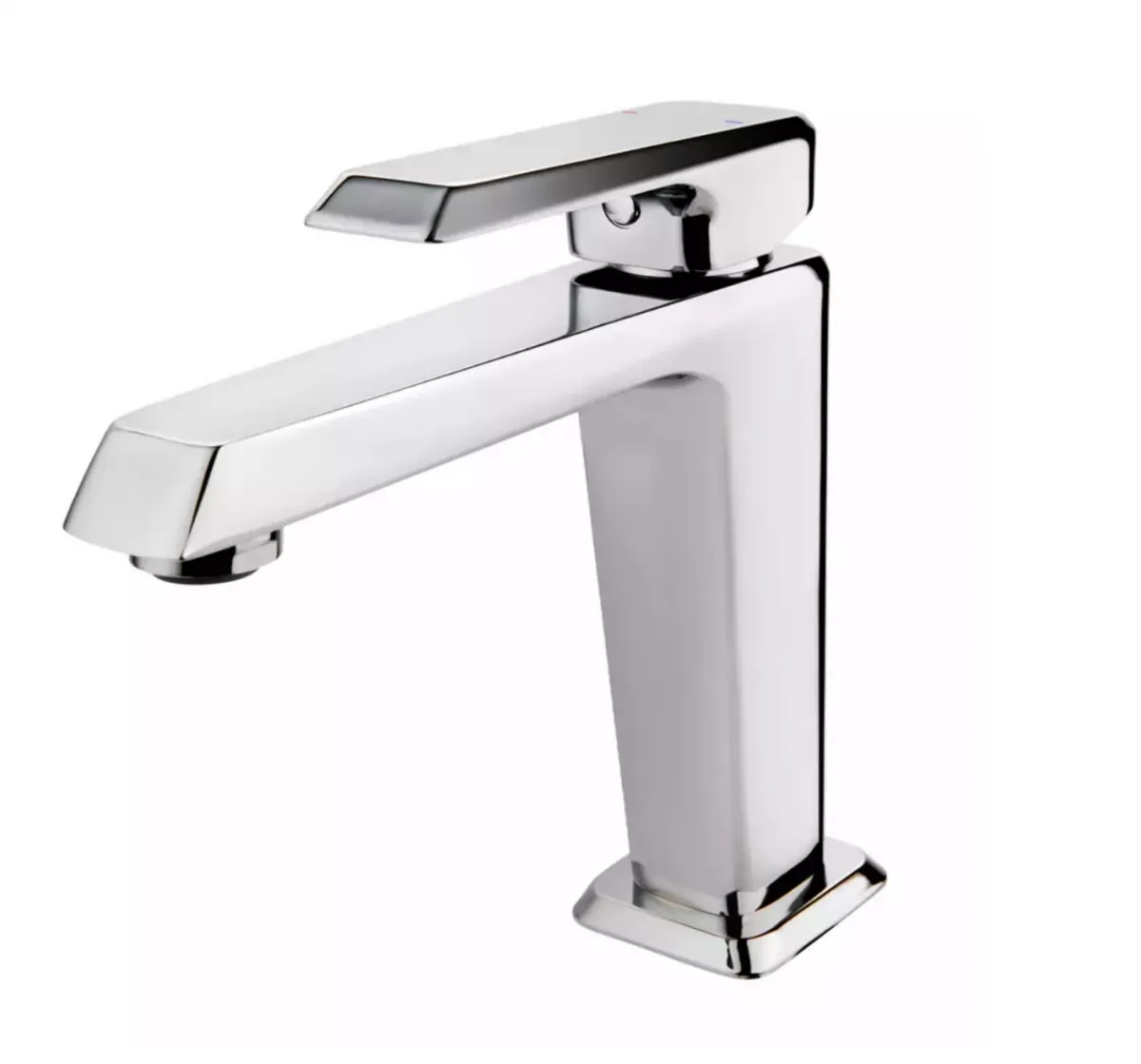 Baterie lavoar FDesign Brina FD1-BRN-2-11, 3/8'', marimea M, monocomanda, cartus ceramic, fara ventil, crom — imaginea 2