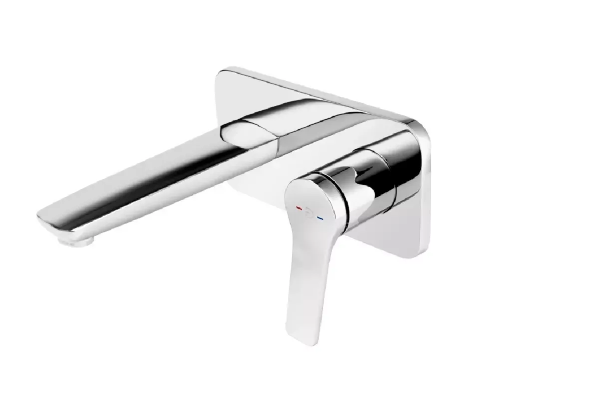 Baterie lavoar FDesign Seppia FD1-SPA-3PA-11, 1/2'', montare pe perete, marimea M, include valva, fara ventil, crom — imaginea 2