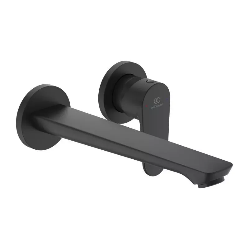 Baterie lavoar Ideal Standard Cerafine BD133XG, 1/2'', montare pe perete,a L, monocomanda, necesita set fixare, mat — imaginea 5