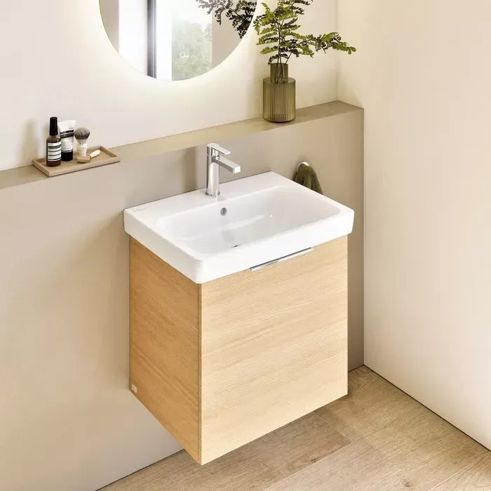 Baterie lavoar Villeroy and Boch Architectura, M, 164 mm, crom, TVW10300400161 — imaginea 9