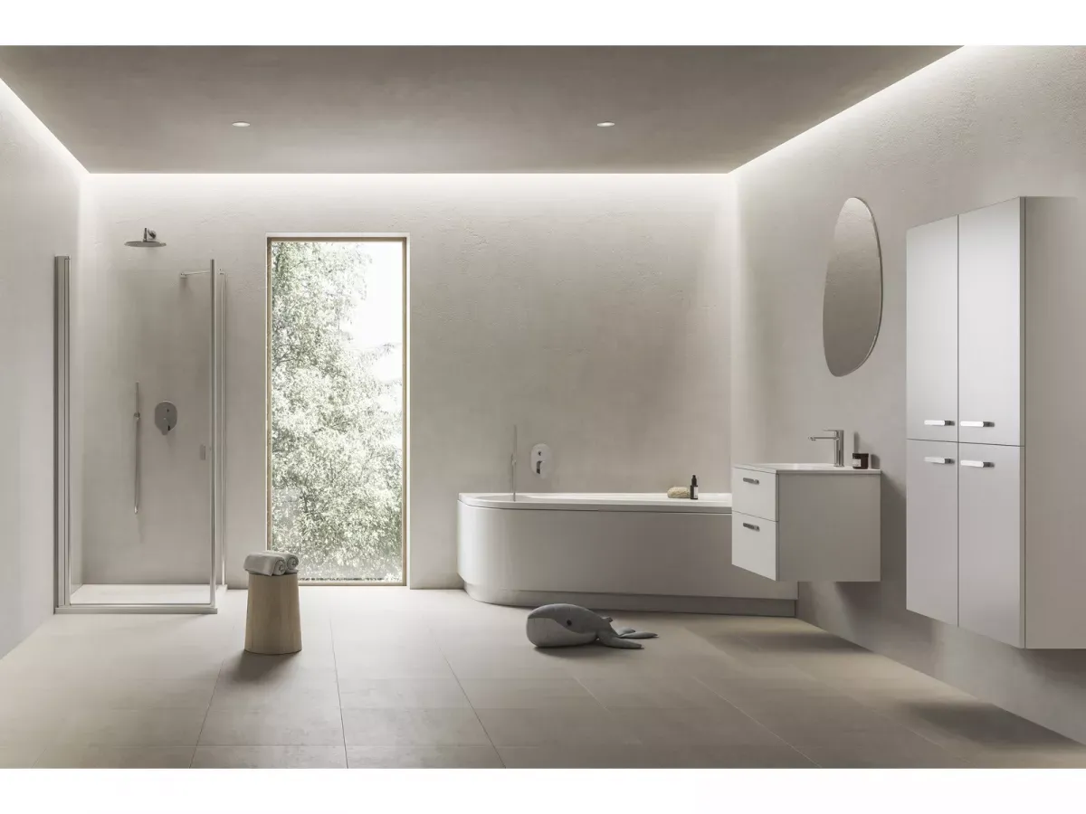 Baterie lavoar Ravak Chrome II, M, 177 mm, crom, X070446 — imaginea 3