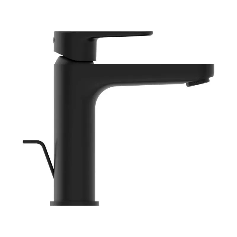 Baterie lavoar Ideal Standard Cerafine BC699XG, 3/8'',a M, monocomanda, cartus ceramic, ventil cu tija, mat, negru — imaginea 7