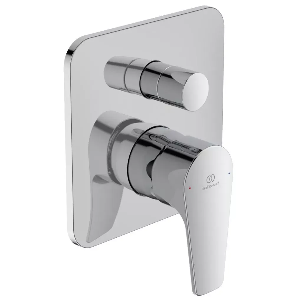 Unitate comanda Ideal Standard Cerafine A7189AA, 1/2'', incastrata, monocomanda, diverter, 2 cai, crom — imaginea 2
