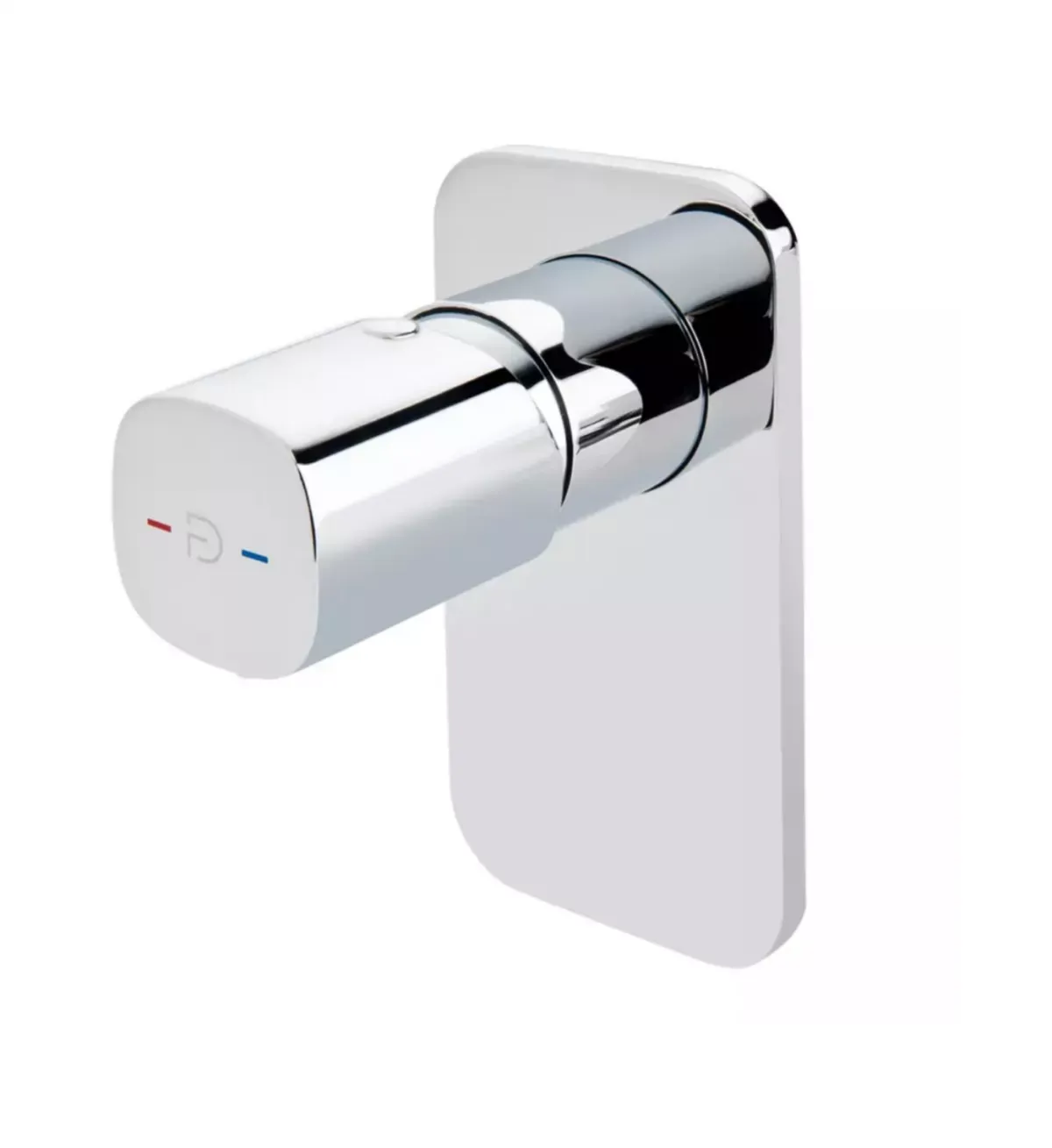 Unitate comanda FDesign Meandro FD1-MDR-7PA-11, 1/2'', incastrata, 1 iesire 1/2'', include valva, crom — imaginea 2