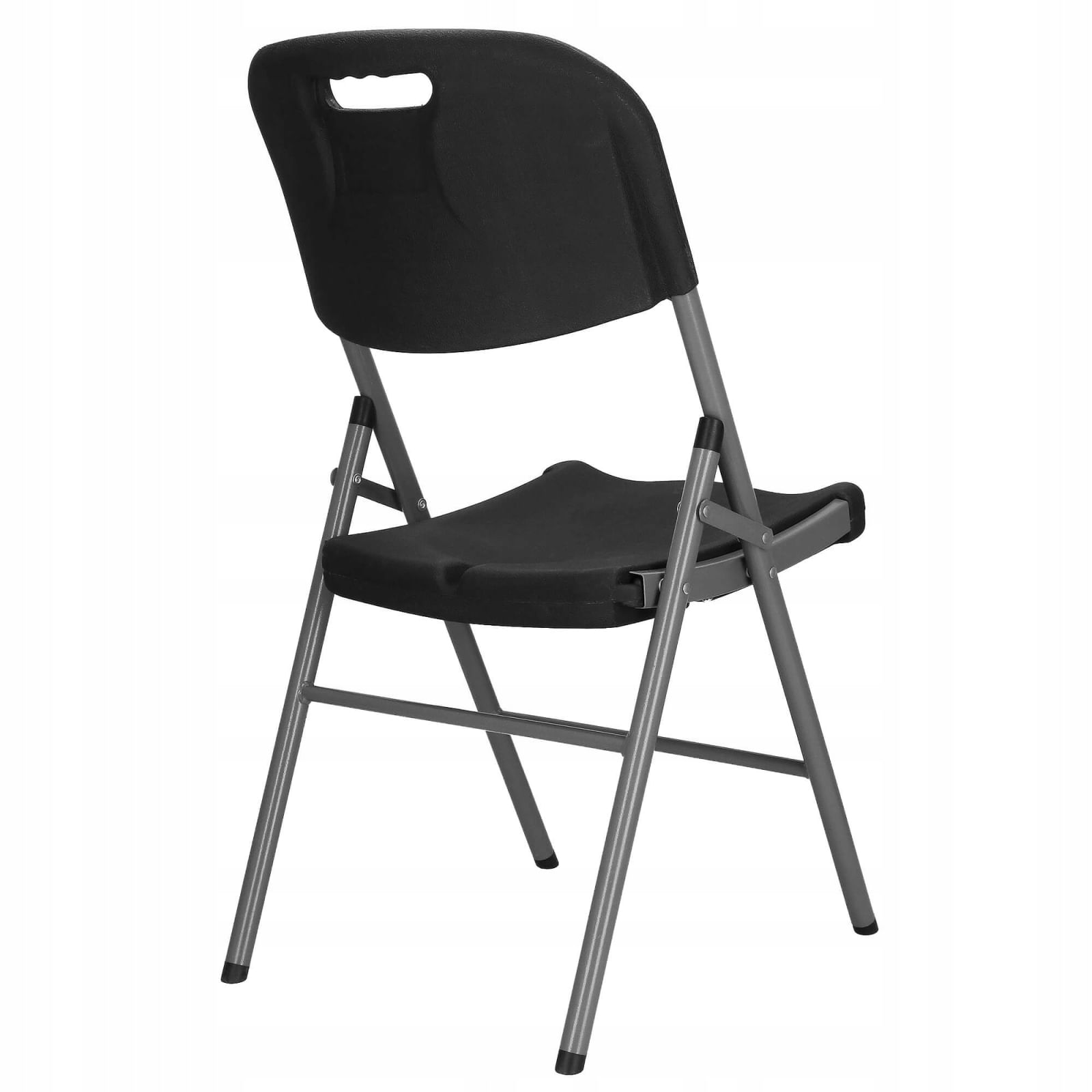 Scaun pliant din plastic pentru catering sau terasa, sarcina 150kg, negru — imaginea 9