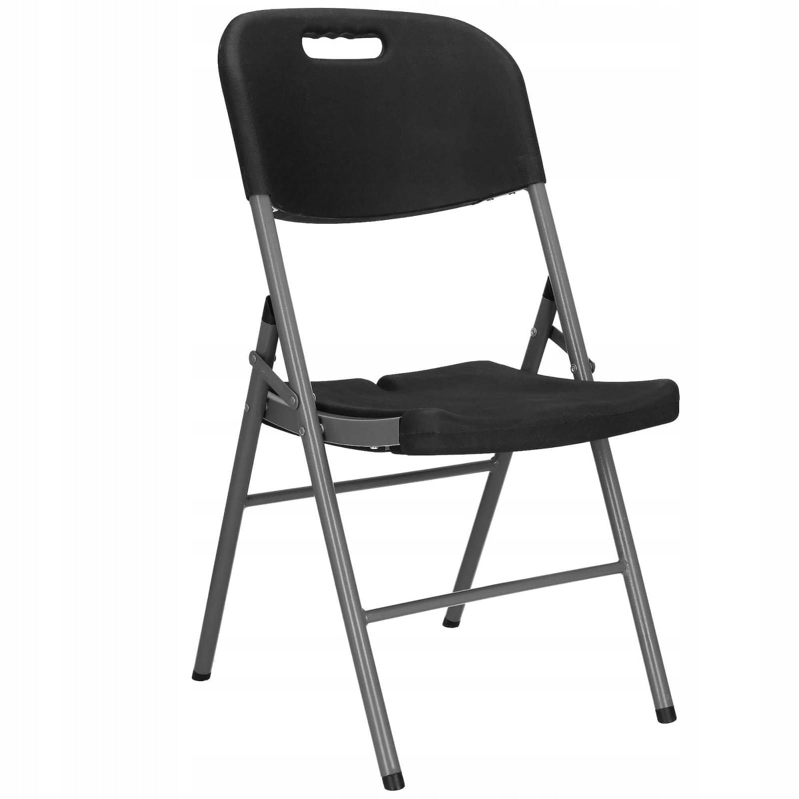 Scaun pliant din plastic pentru catering sau terasa, sarcina 150kg, negru — imaginea 10