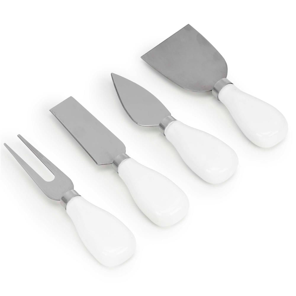 Set servire branzeturi platou bambus piatra 2 boluri 10 accesorii, 40x30x8 cm, design elegant, natur — imaginea 3