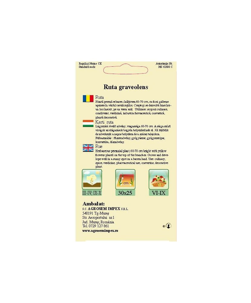 Seminte, Ruta 0.2gr — imaginea 2