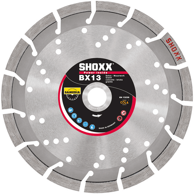 Discuri diamantate premium SHOXX BX13, DIM 350 x 20 SAMEDIA - 310048