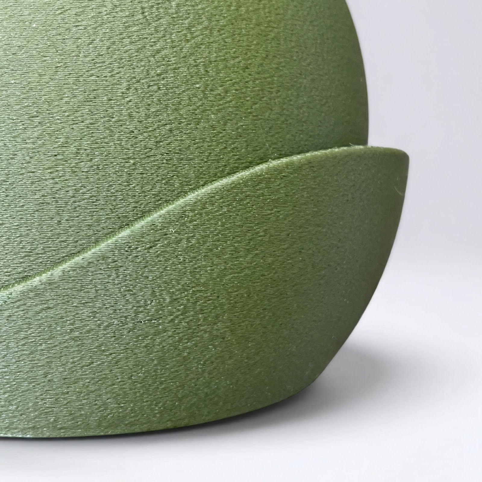 Ghiveci Decorativ cu Textura Mata si Farfurie, Verde, 17 cm — imaginea 2
