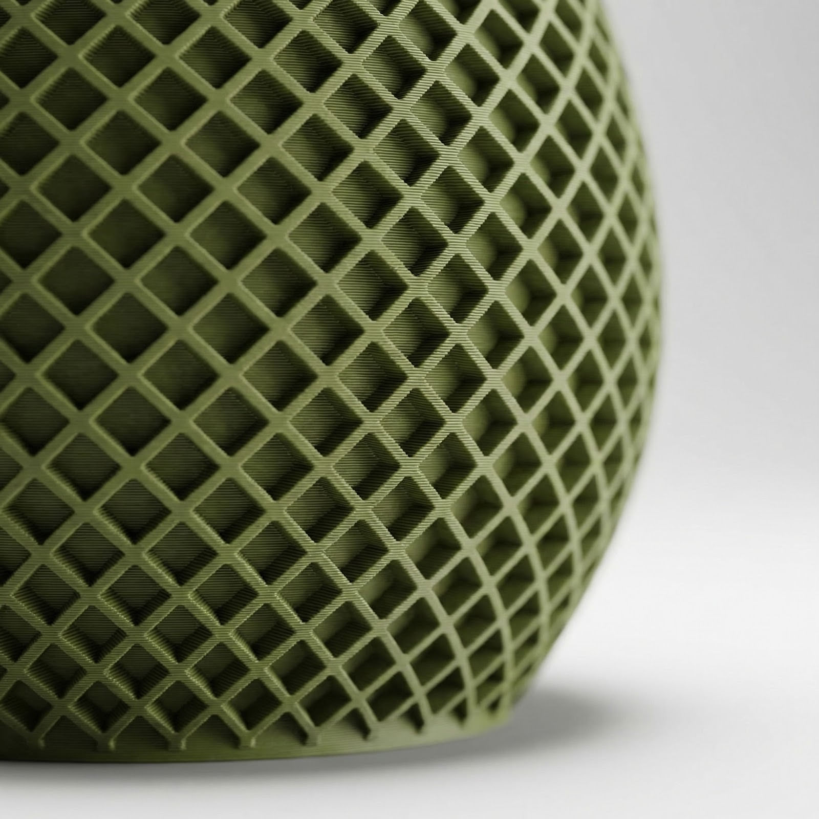 Ghiveci Decorativ cu Textura Tip Plasa, Verde Olive, 12 cm — imaginea 8